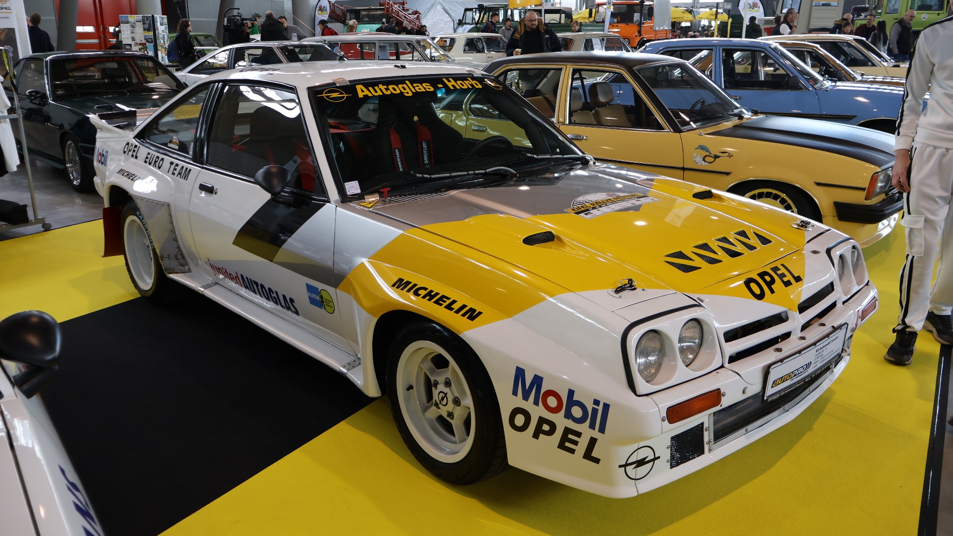 Opel er stort innen klassikermiljøet i Tyskland, og årets messe feiret Manta B.