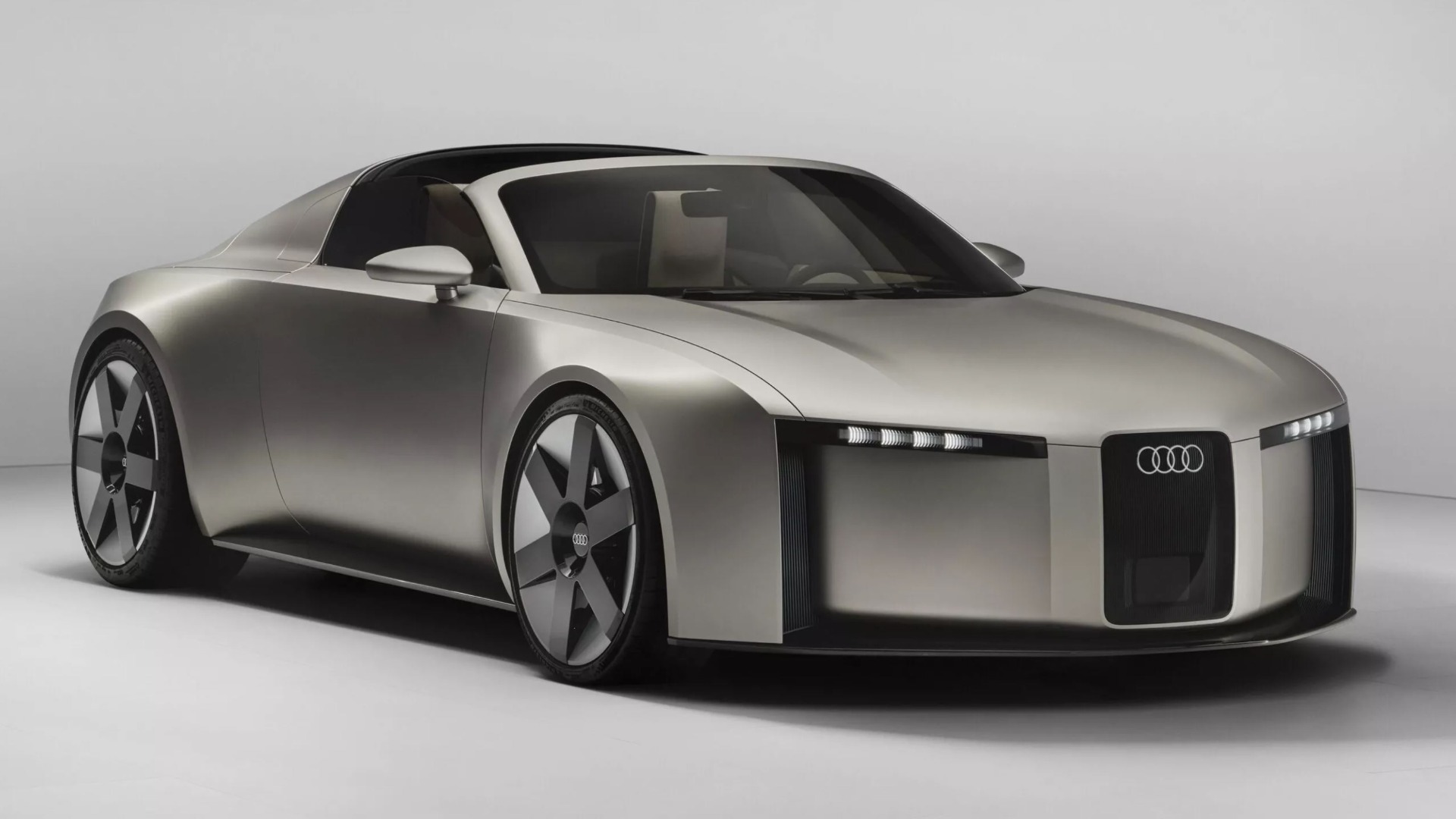 Audi Concept C med taket nede.