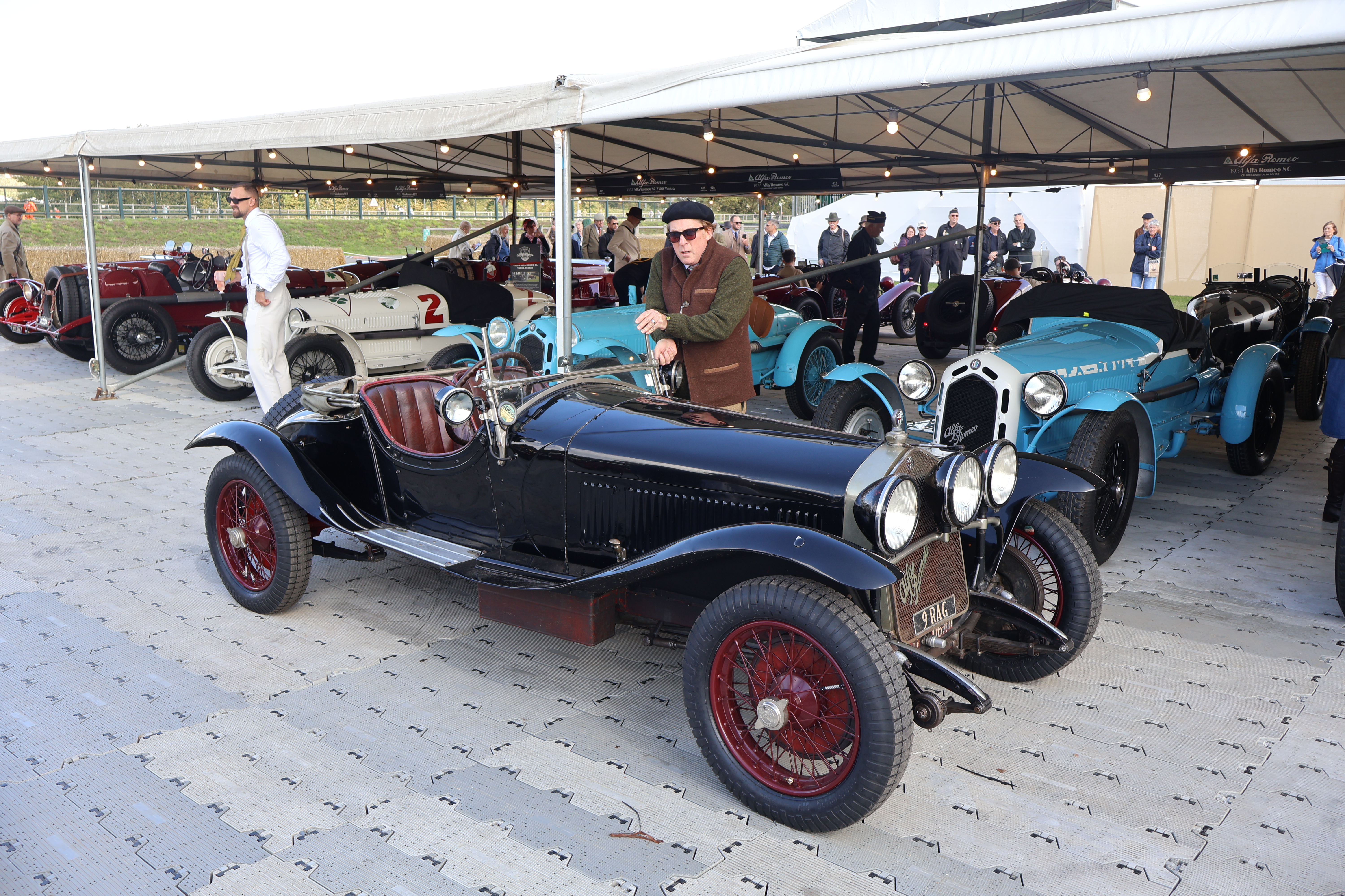 Alfa Romeo ble hedret under årets Revival, med en rekke nydelige modeller på plass.