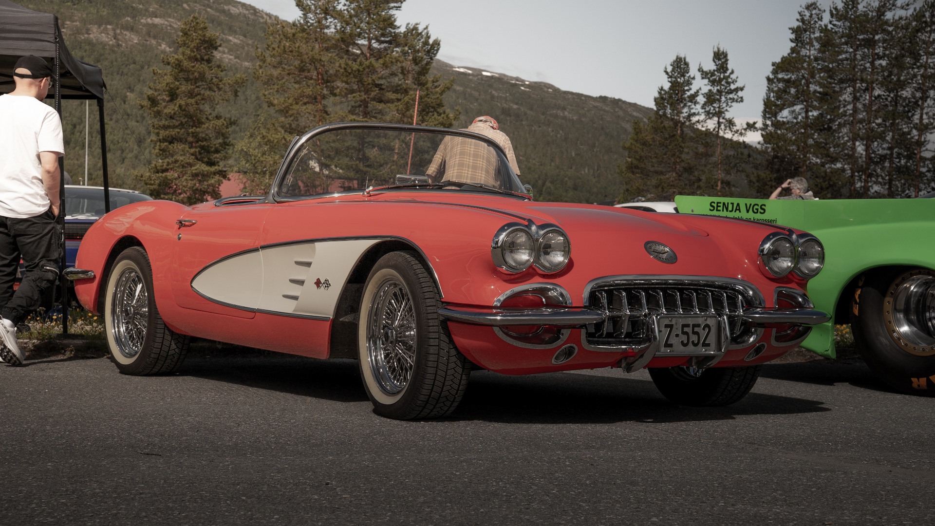 En annen rålekker førstegenerasjon var denne Corvetten. 