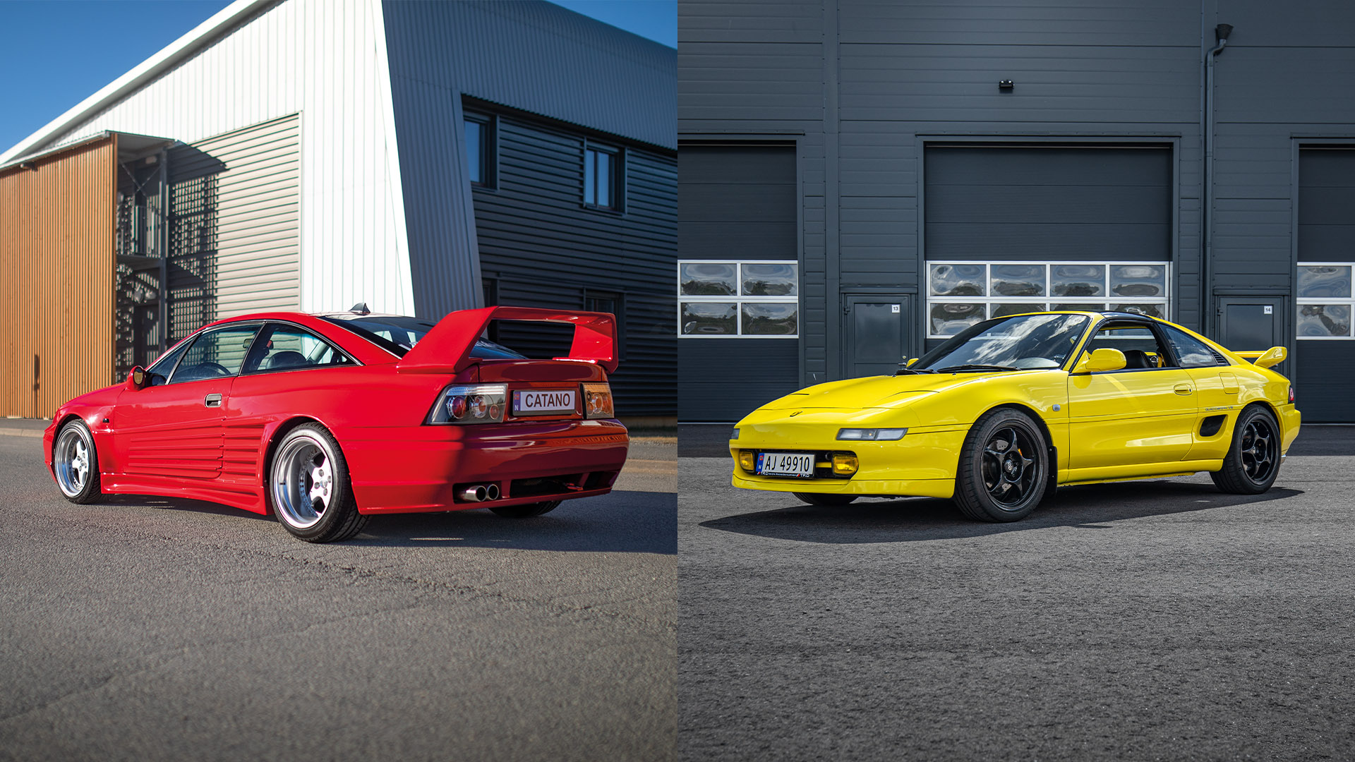 Opel Calibra og Toyota MR2