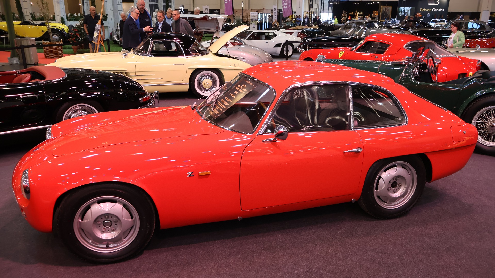 1963 Osca 1600 GT Zagato med Zagatos velkjente «Double bubble» tak. Til salgs for 389.500 Euro.