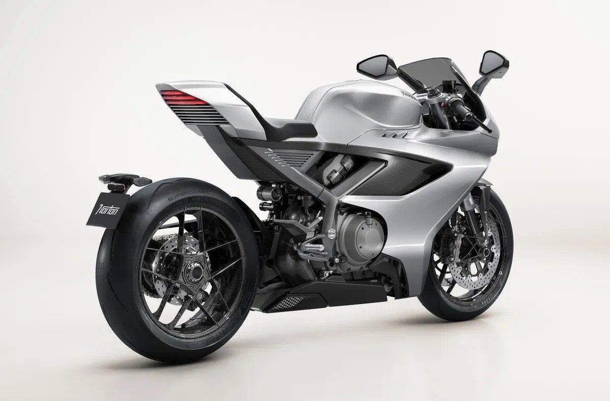 Norton Manx R har et stilrent design.