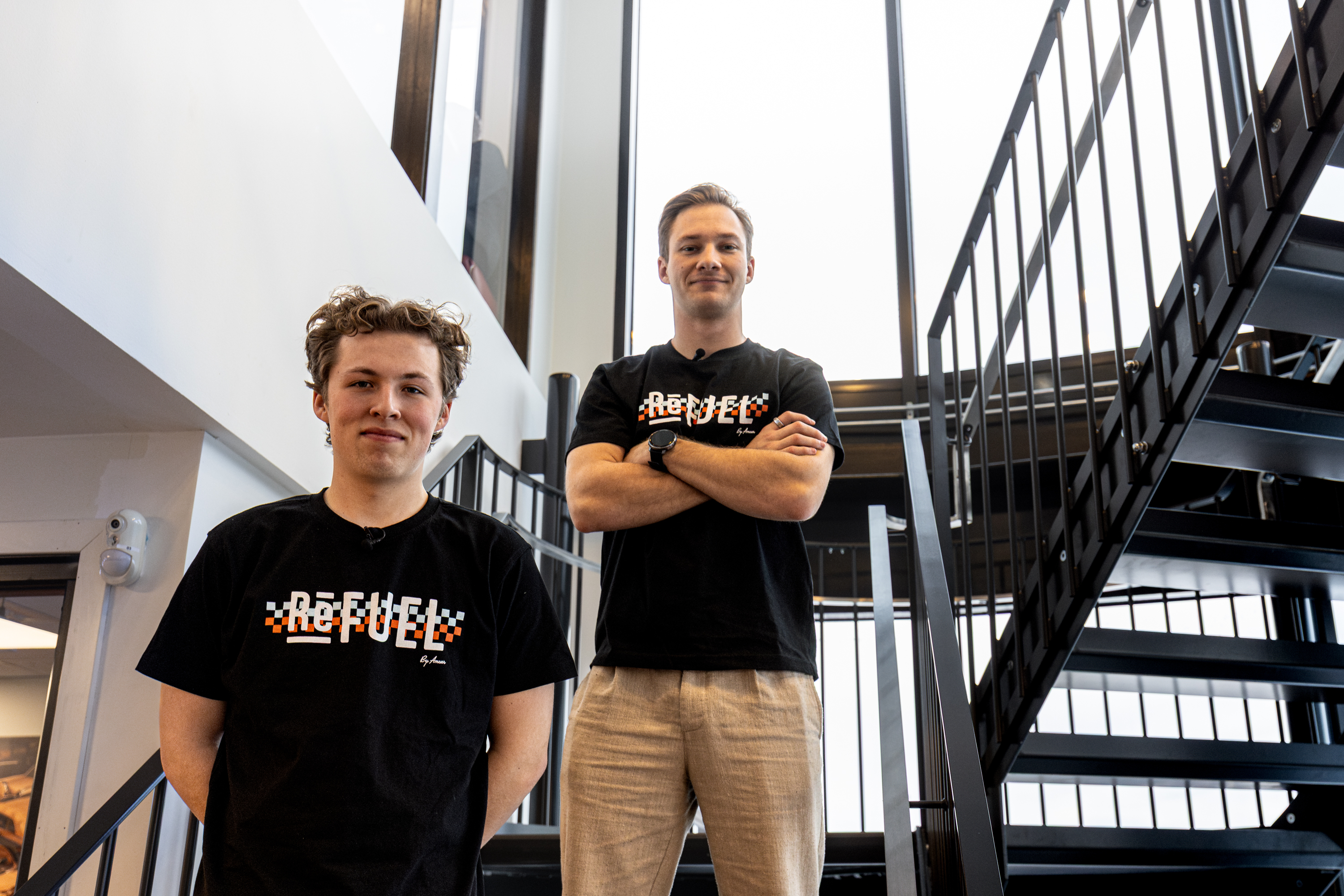 Dennis Hauger og Emil Gjerdrum Besøker AMCAR-senteret 