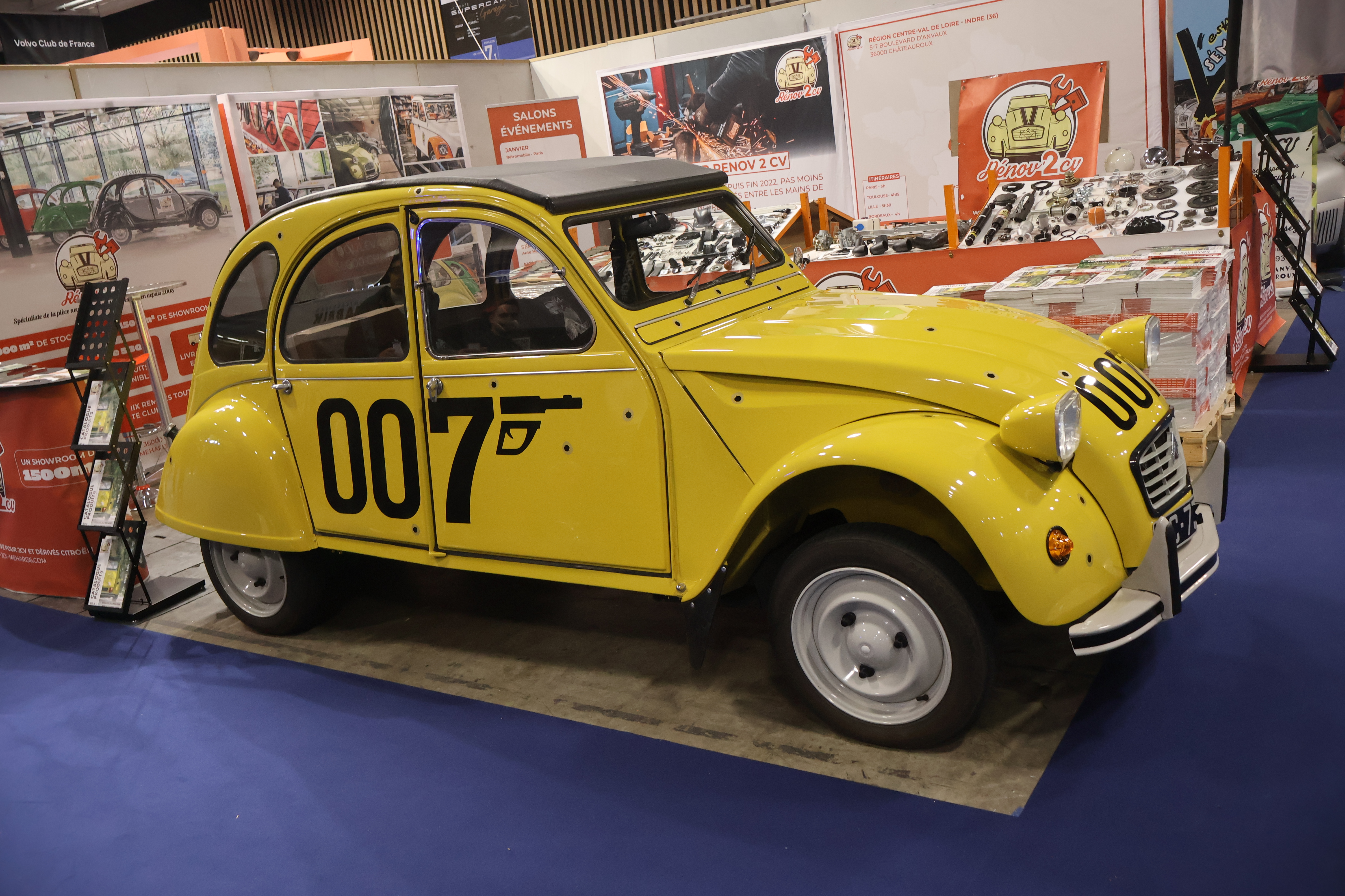 Citroën 2CV i sjelden 007 utgave laget i sammenheng med filmen For your eyes only