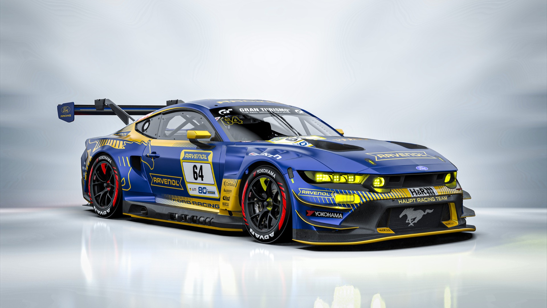 GT3 Mustangen Emil og de to lagkameratene skal kjøre i helgens NLS-løp.