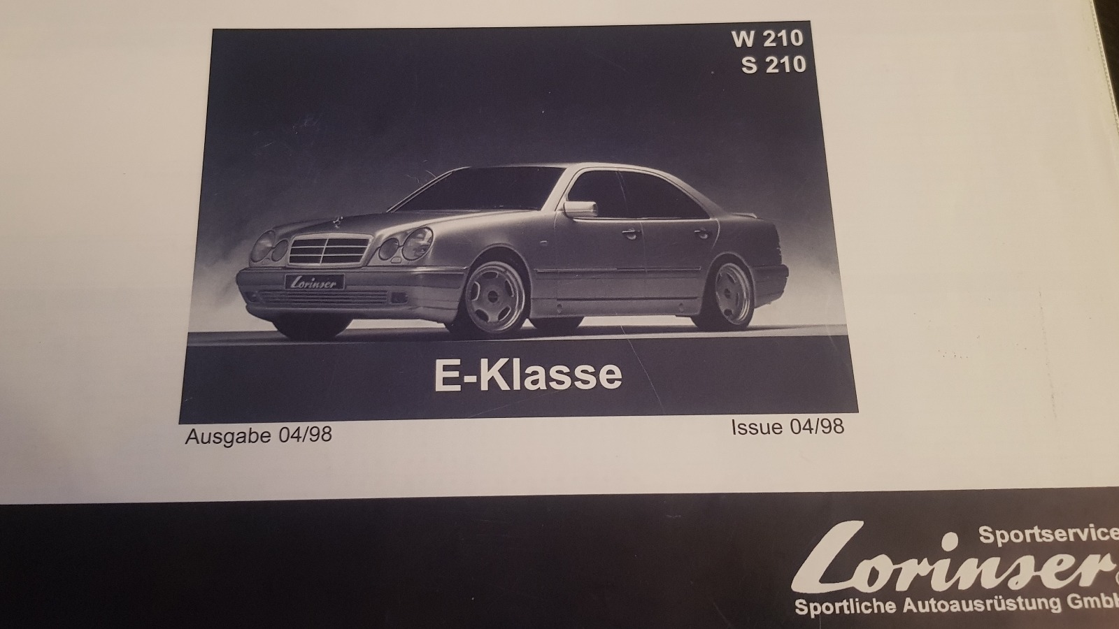 1999 Mercedes-Benz W210 E240 Lorinser