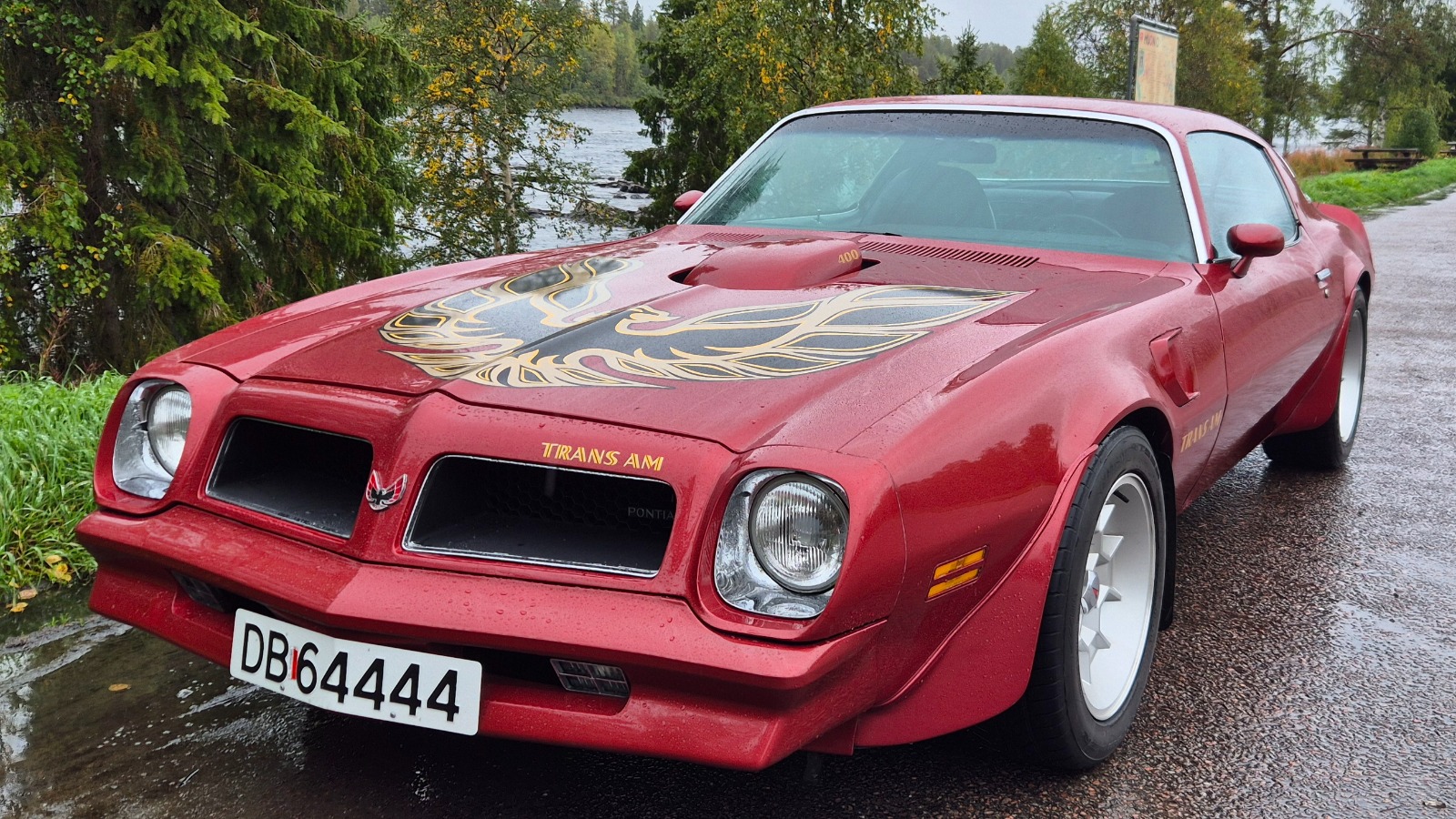 1976 Pontiac Firebird Trans Am  Tromsøbil fra 76 og kjøpte den i 99