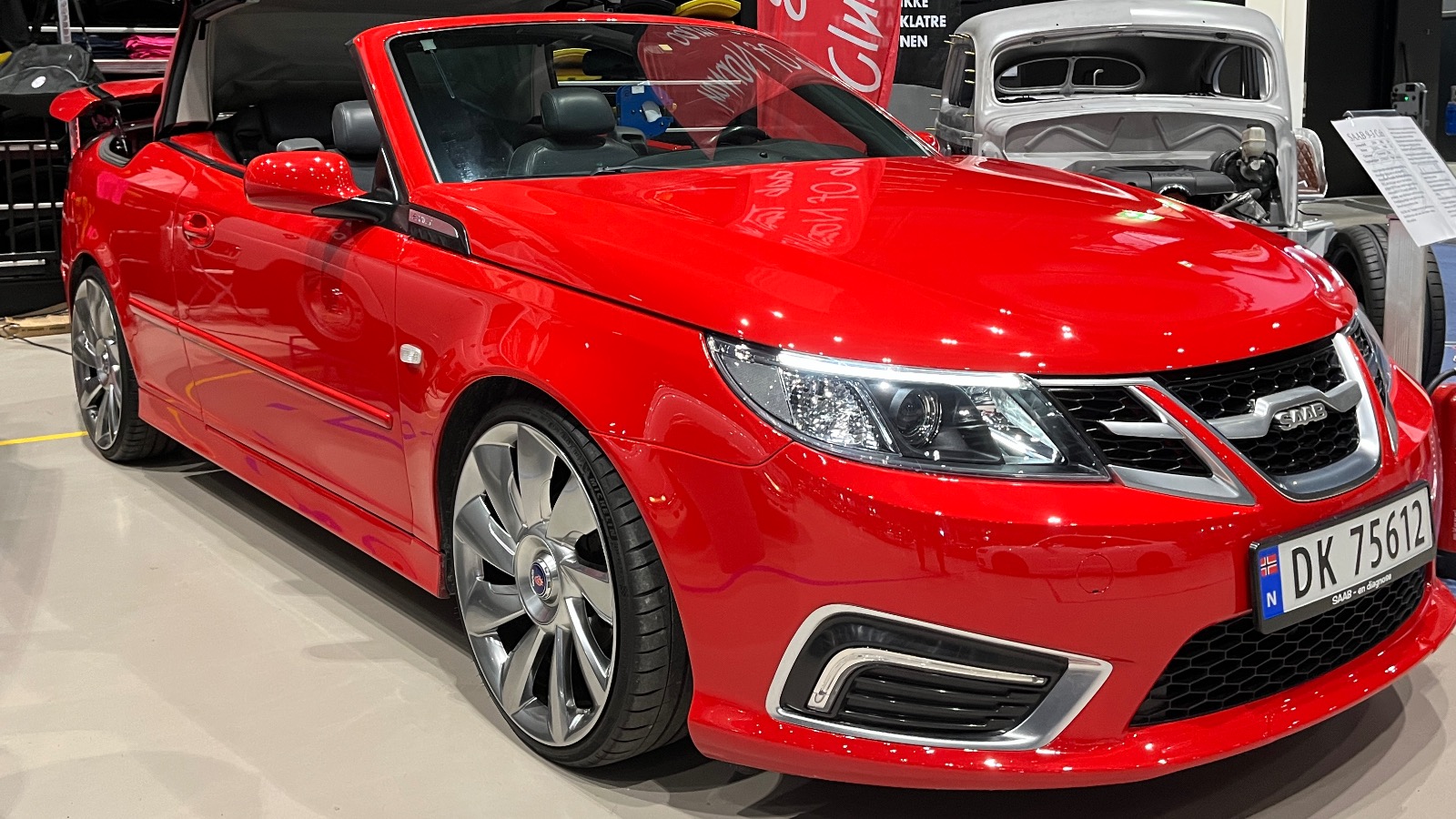 2004 Saab 9-3 Vector cabriolet Motorisert, vinterisolert kalesje