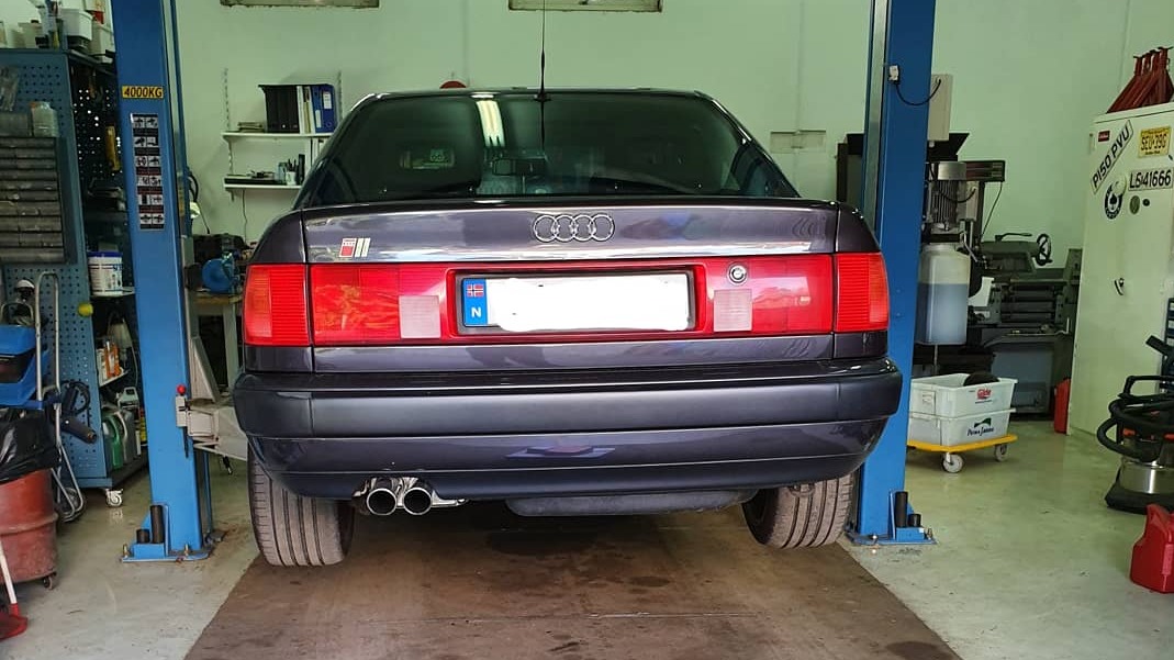 1993 Audi S4 2.2 20vt Turbo Quattro , 1 eier i 20 år.