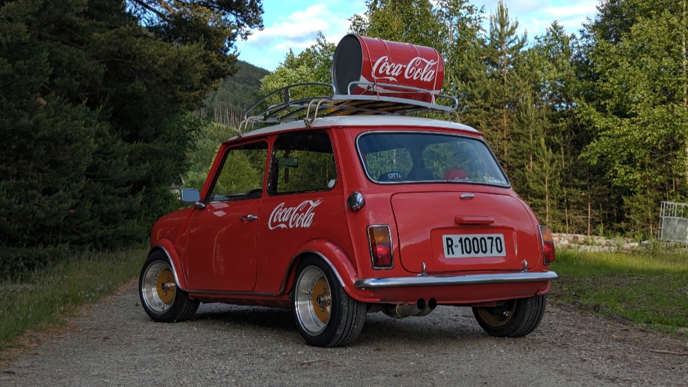 1970 Morris Mini 1000 Colaboksen