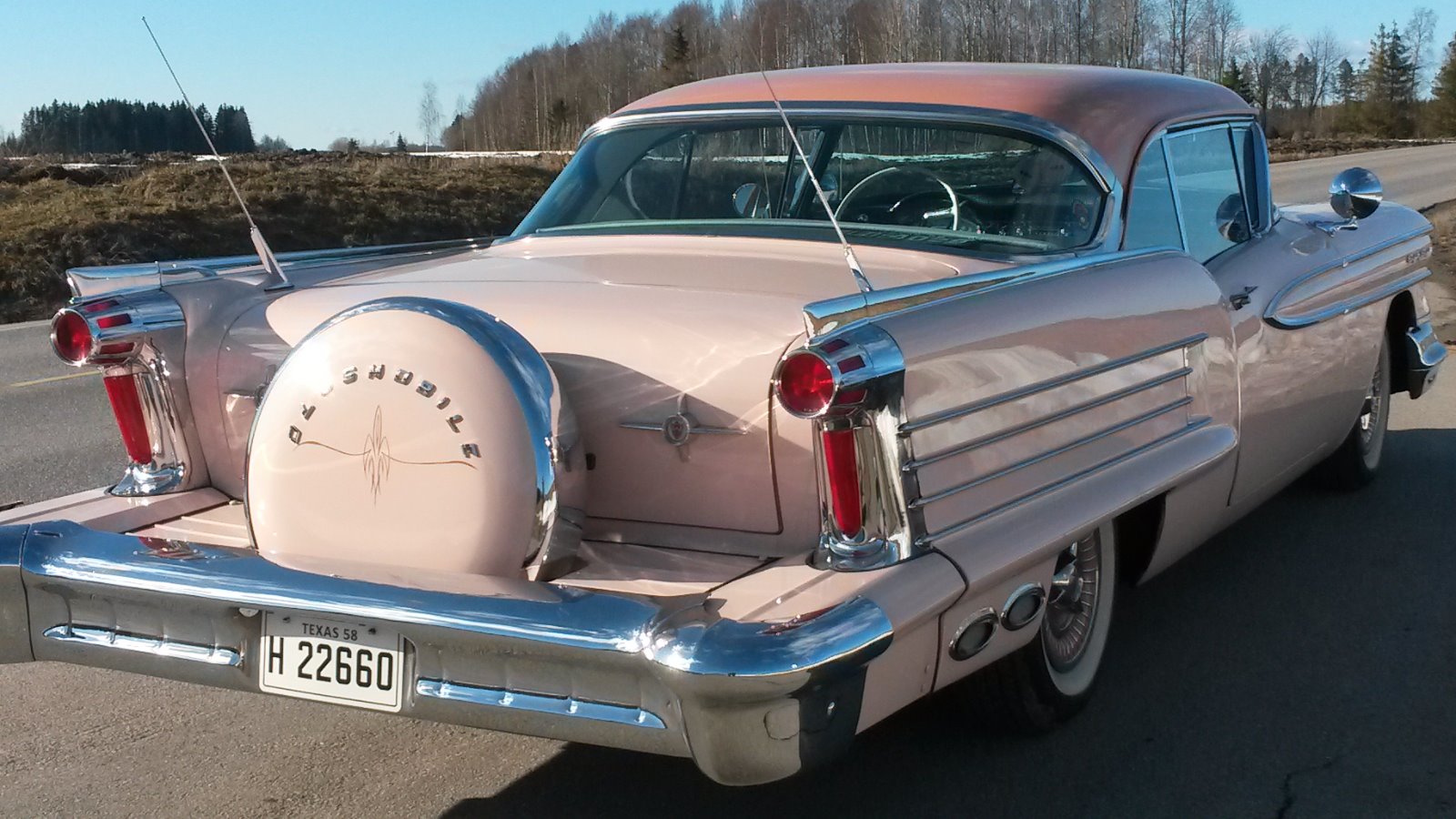 1958 Oldsmobile 2 dørs hardtop