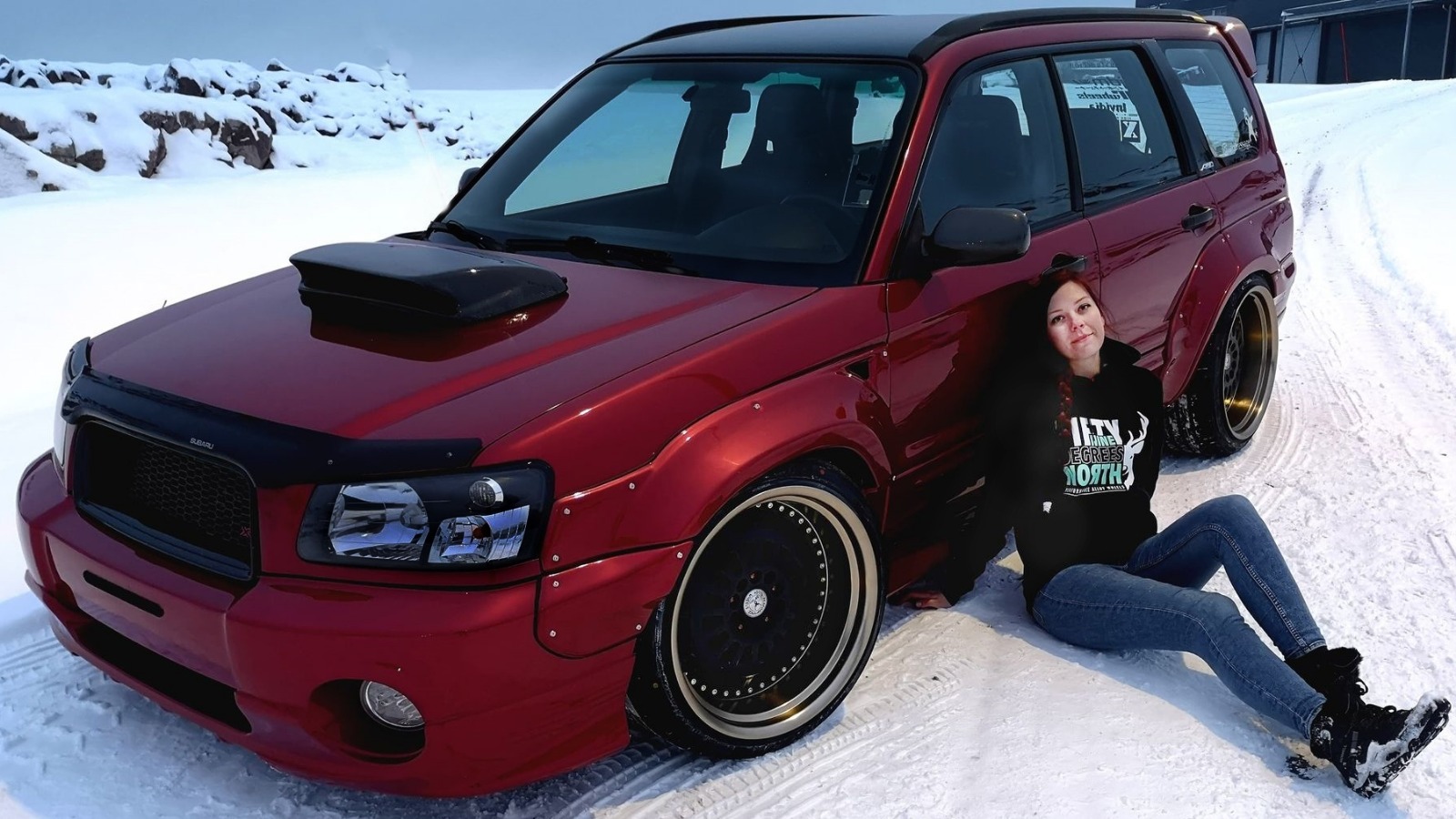 2002 Subaru Forester XT Widebody stancet forester