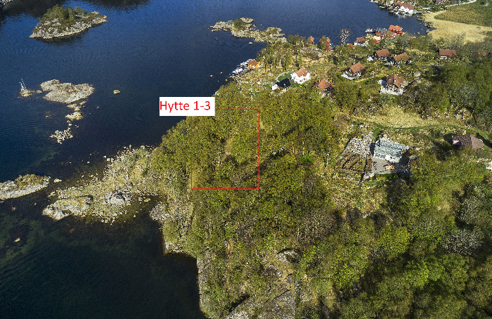 Hyttetomt 1-3 - Nærmest sjøkanten!