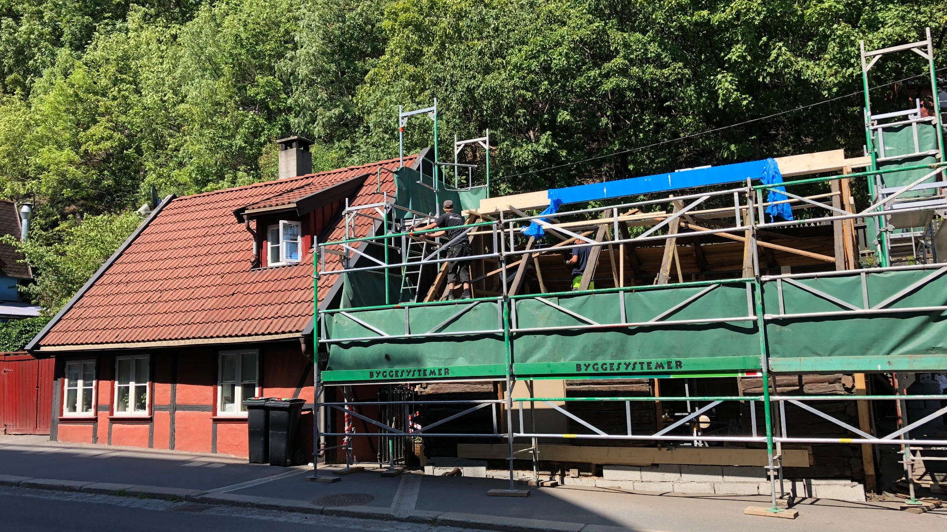 Totalrehabilitering av vernet bolig på Fredensborg i Oslo. 
