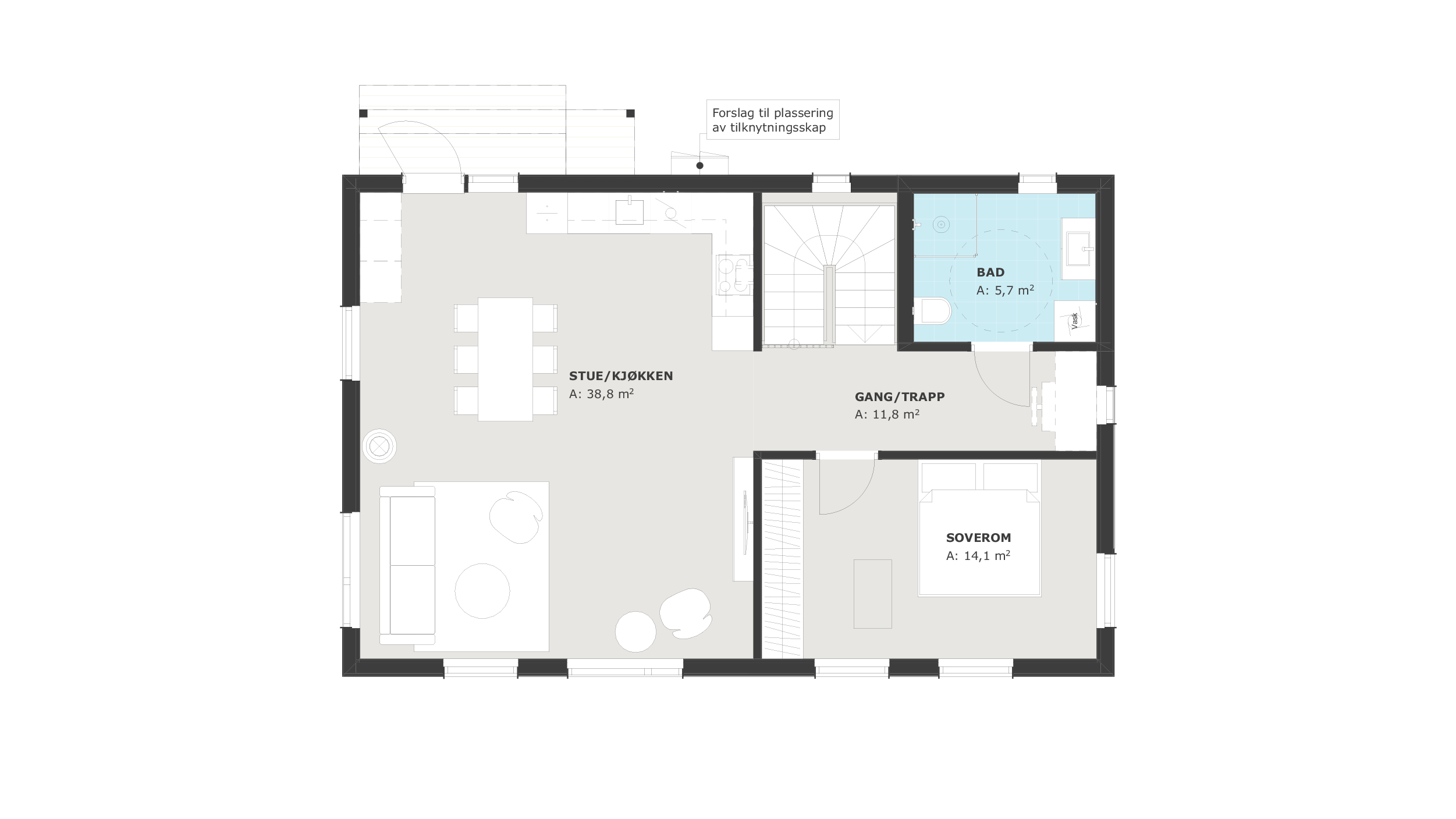 Plantegning hovedplan