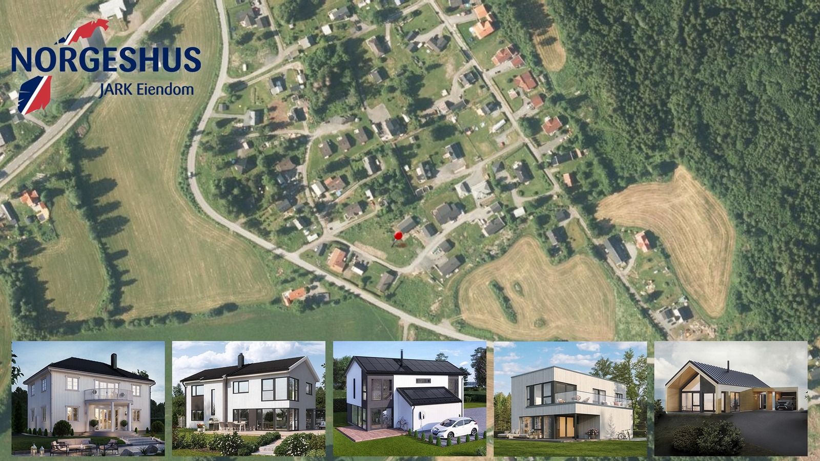 Bygg din egen boligdrøm på denne tomta på Skreia. Velg blant husene i vår rikholdige huskatalog.