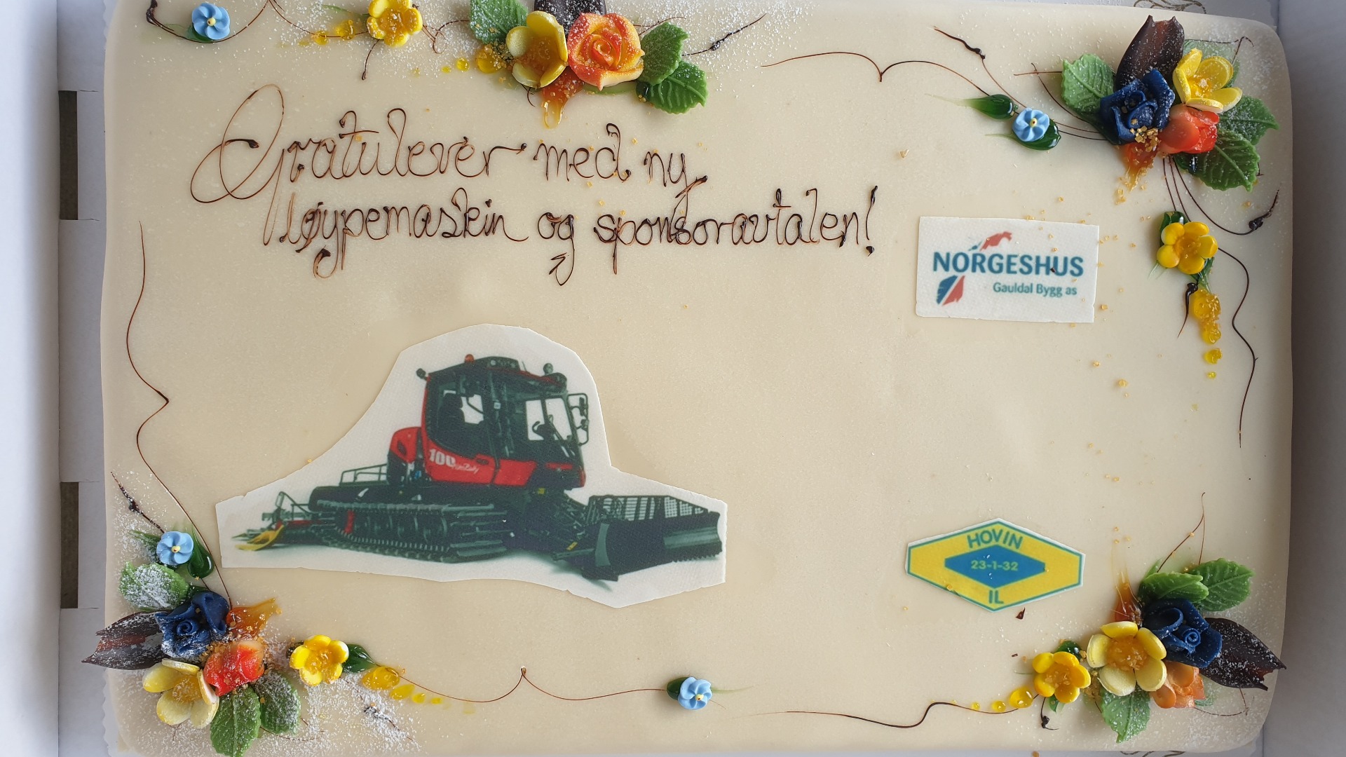 Sponsorkake må til..