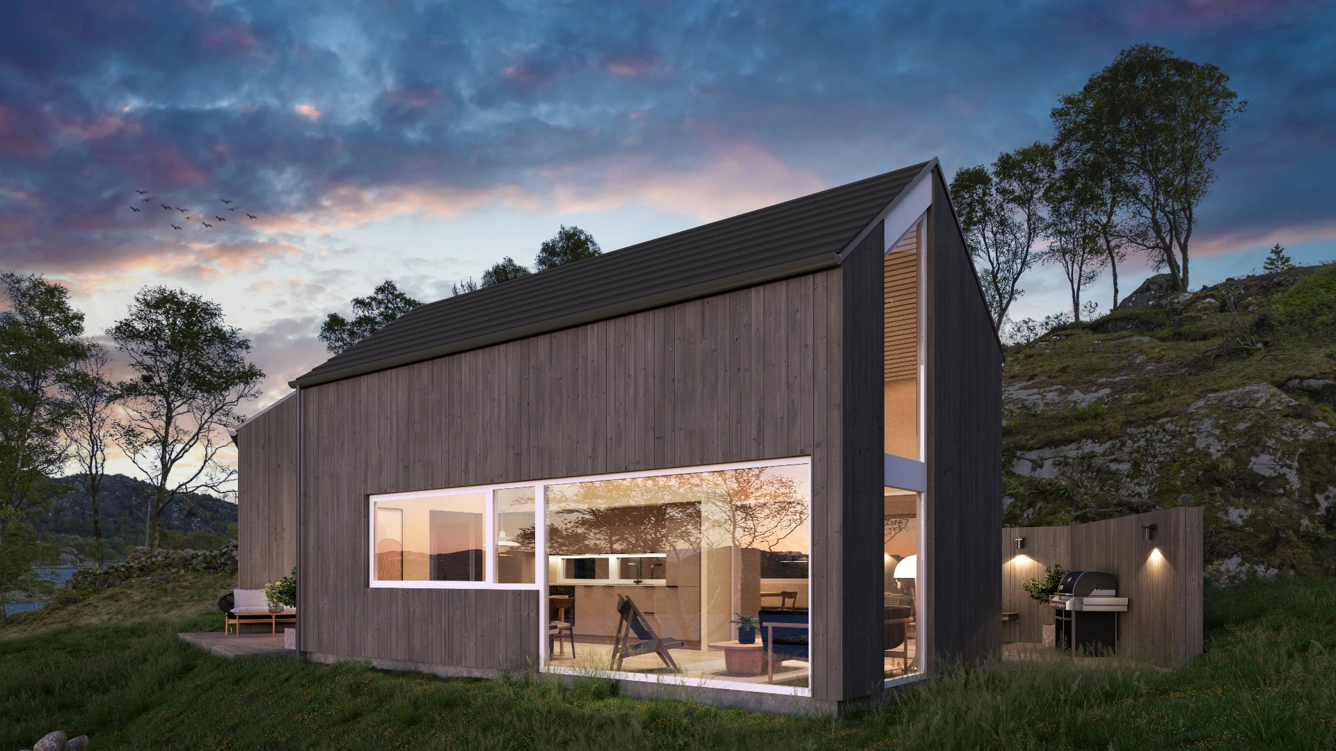 Planarbeid for Leidland hyttefelt, Eigersund